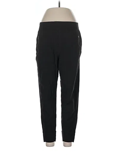 Pre-owned Athleta Track Pants In Black