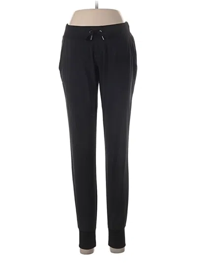 Pre-owned Athleta Track Pants In Black