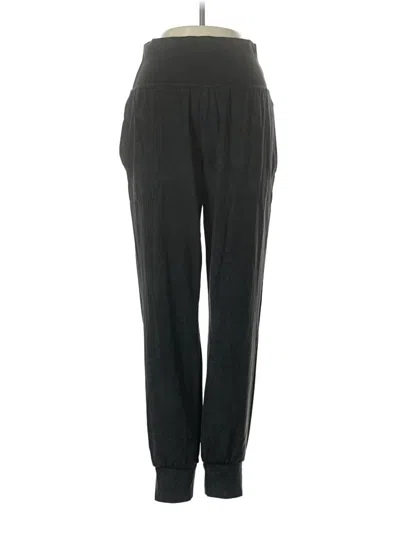 Pre-owned Athleta Track Pants In Black