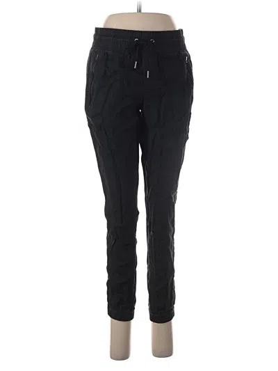 Pre-owned Athleta Track Pants In Black