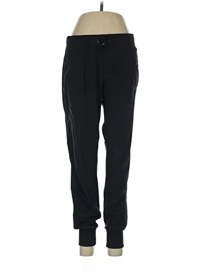 Pre-owned Athleta Track Pants In Black