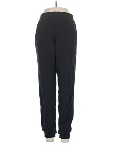 Pre-owned Athleta Track Pants In Black