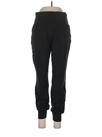 Pre-owned Athleta Track Pants In Black