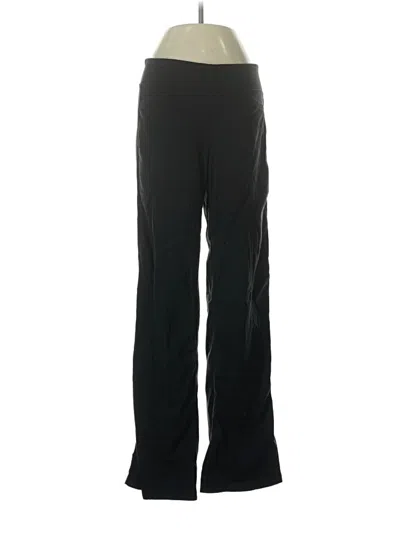 Pre-owned Athleta Track Pants In Black