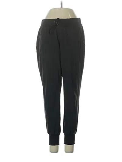 Pre-owned Athleta Track Pants In Black