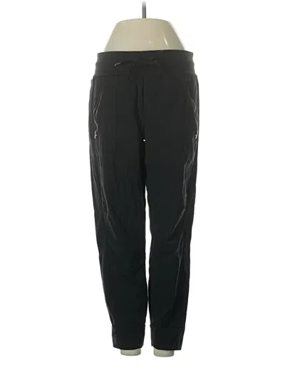 Pre-owned Athleta Track Pants In Black
