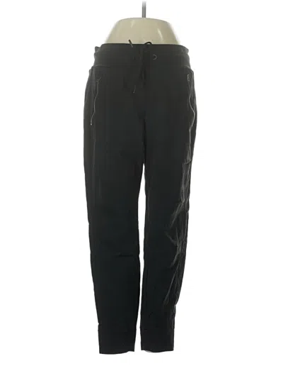 Pre-owned Athleta Track Pants In Black