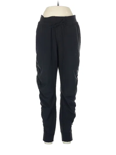 Pre-owned Athleta Track Pants In Black