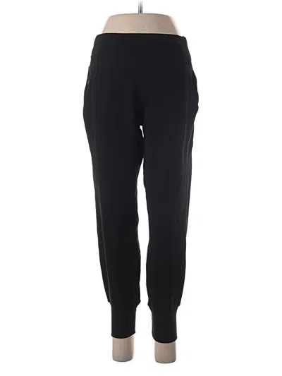 Pre-owned Athleta Track Pants In Black
