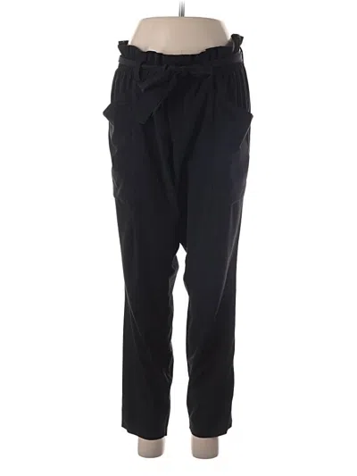 Pre-owned Athleta Track Pants In Black