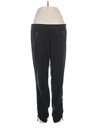 Pre-owned Athleta Track Pants In Black