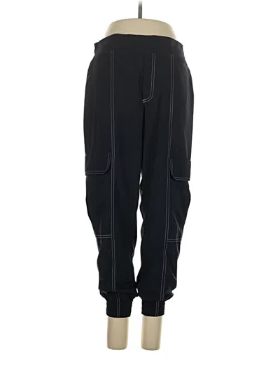 Pre-owned Athleta Track Pants In Black