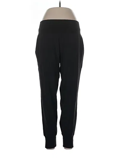 Pre-owned Athleta Track Pants In Black
