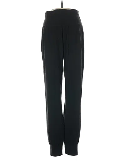 Pre-owned Athleta Track Pants In Black