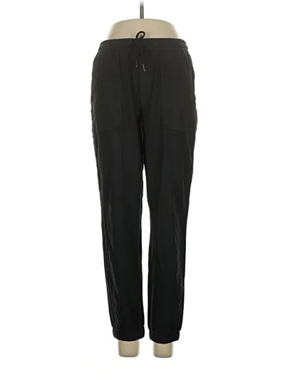 Pre-owned Athleta Track Pants In Black