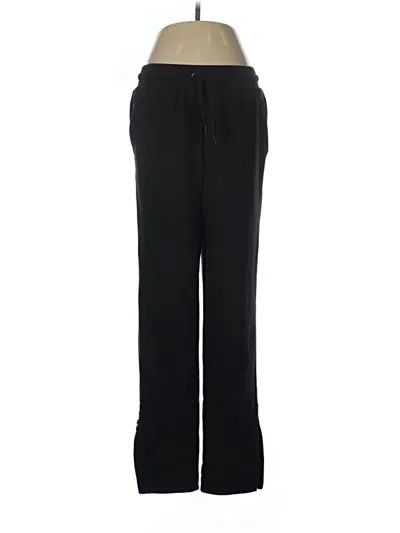 Pre-owned Athleta Track Pants In Black