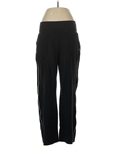 Pre-owned Athleta Track Pants In Black