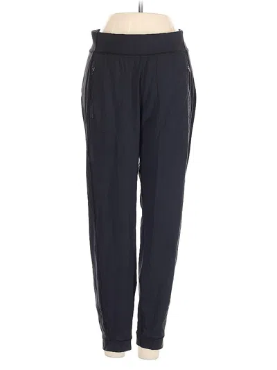 Pre-owned Athleta Track Pants In Black