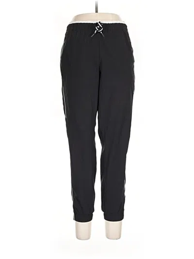 Pre-owned Athleta Track Pants In Black