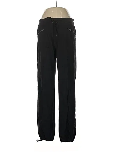Pre-owned Athleta Track Pants In Black