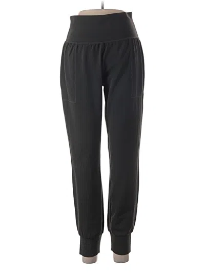 Pre-owned Athleta Track Pants In Black