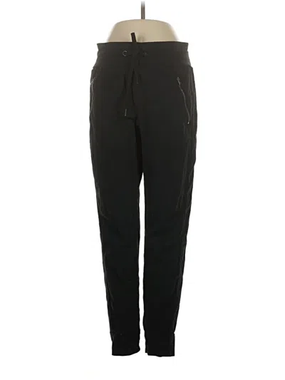 Pre-owned Athleta Track Pants In Black