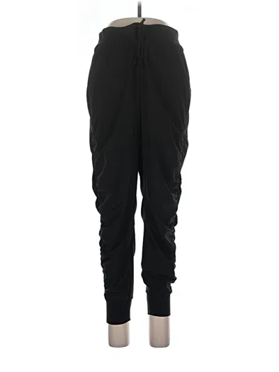 Pre-owned Athleta Track Pants In Black