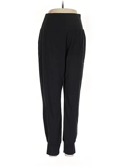 Pre-owned Athleta Track Pants In Black