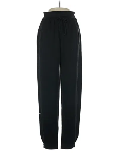 Pre-owned Athleta Track Pants In Black