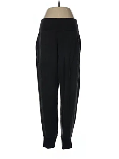 Pre-owned Athleta Track Pants In Black