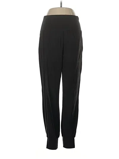 Pre-owned Athleta Track Pants In Black