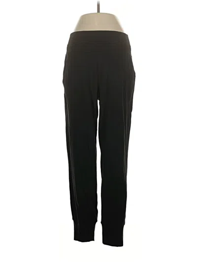 Pre-owned Athleta Track Pants In Black