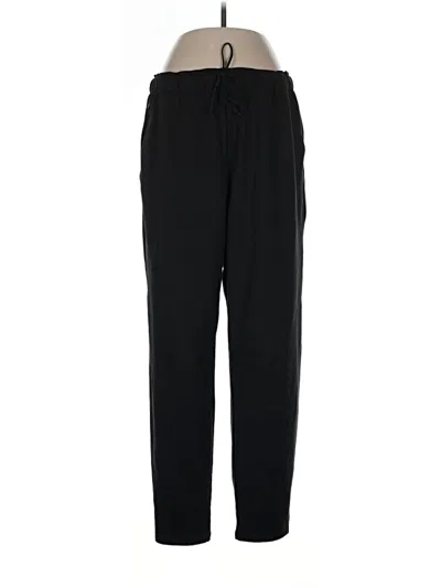 Pre-owned Athleta Track Pants In Black