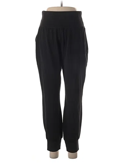 Pre-owned Athleta Track Pants In Black