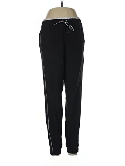 Pre-owned Athleta Track Pants In Black