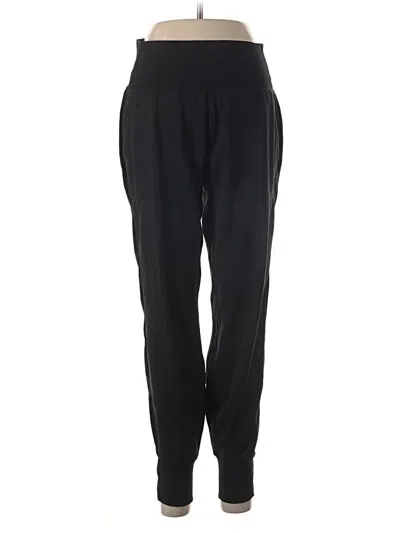 Pre-owned Athleta Track Pants In Black