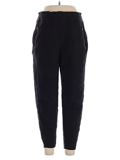 Pre-owned Athleta Track Pants In Black