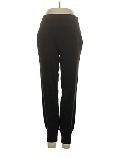 Pre-owned Athleta Track Pants In Black