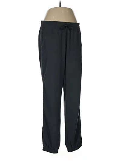 Pre-owned Athleta Track Pants In Black
