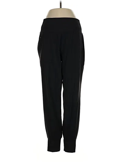 Pre-owned Athleta Track Pants In Black