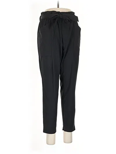 Pre-owned Athleta Track Pants In Black