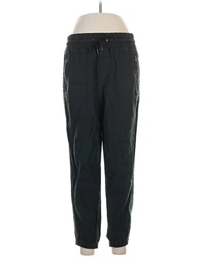 Pre-owned Athleta Track Pants In Black