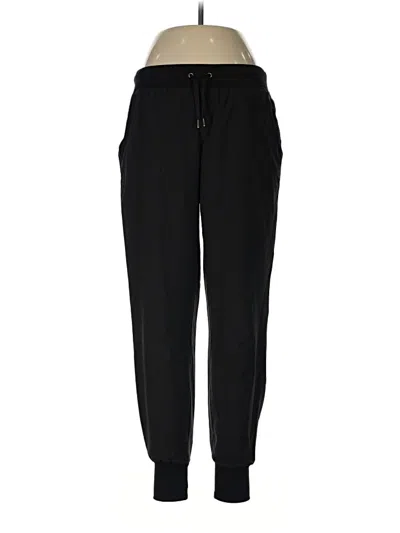 Pre-owned Athleta Track Pants In Black