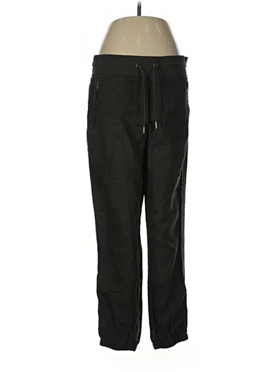 Pre-owned Athleta Track Pants In Black