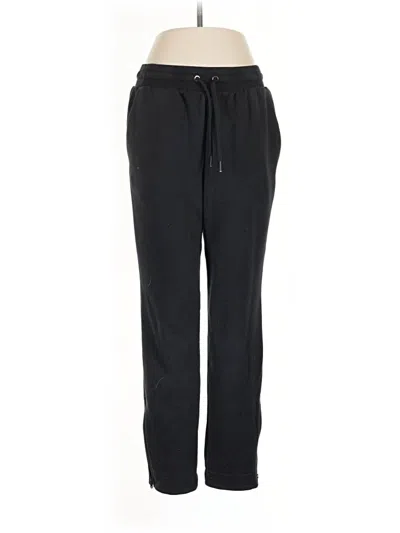 Pre-owned Athleta Track Pants In Black