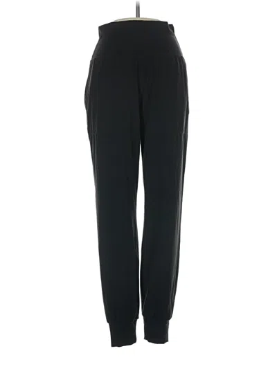 Pre-owned Athleta Track Pants In Black