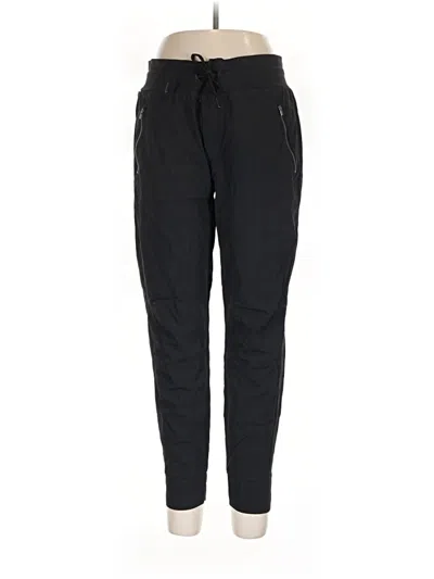 Pre-owned Athleta Track Pants In Black