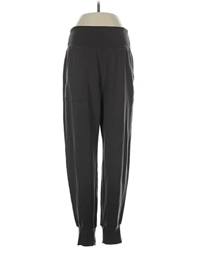 Pre-owned Athleta Track Pants In Black