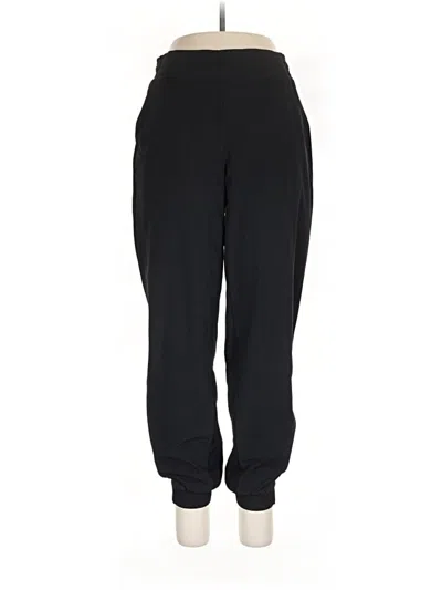 Pre-owned Athleta Track Pants In Black