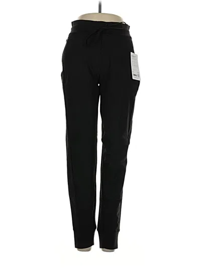 Pre-owned Athleta Track Pants In Black